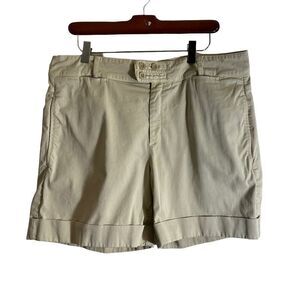 See By Chloé Khaki Chino Shorts - Size 10